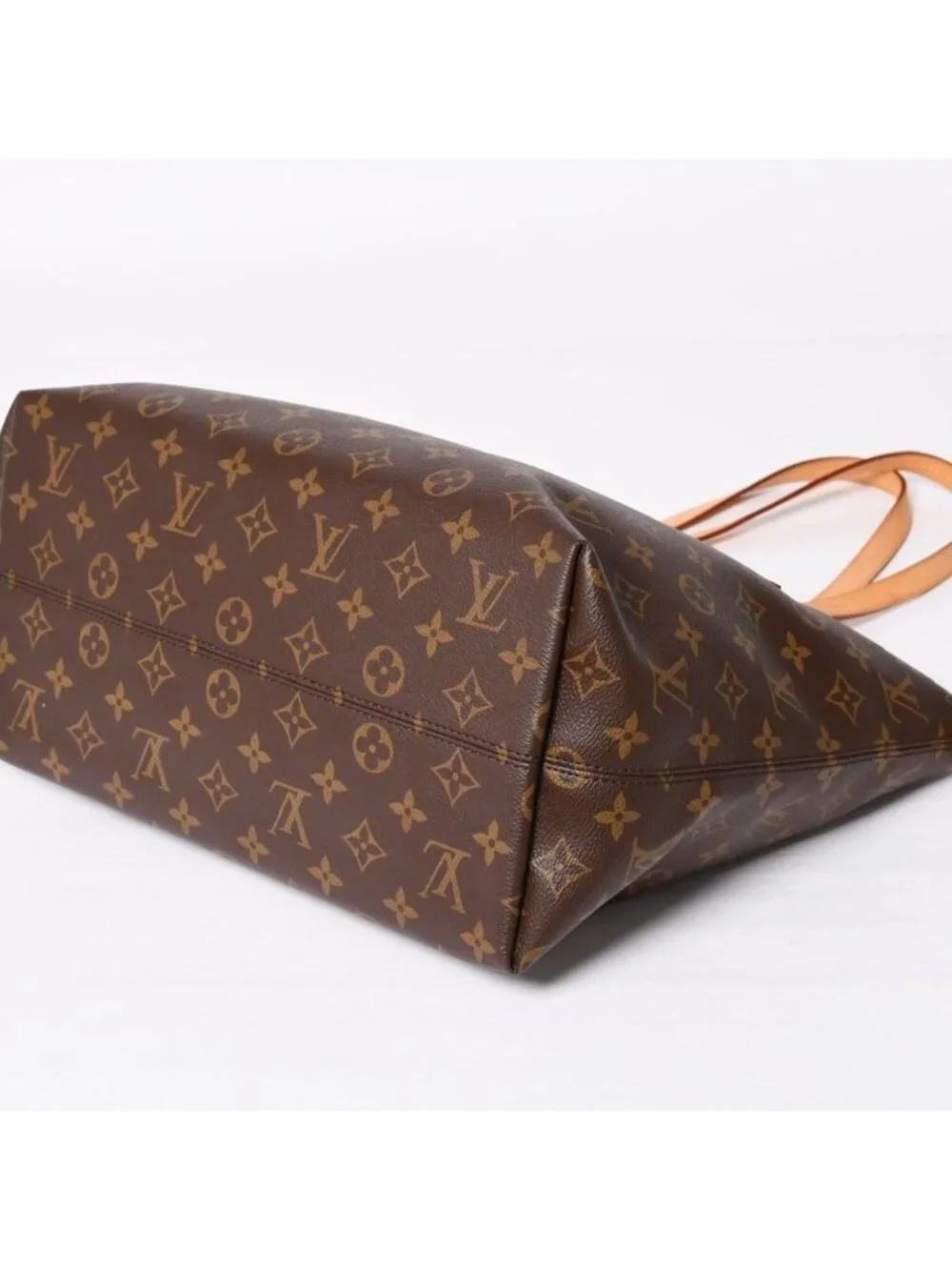 Louis Vuitton Iena MM Tote Bag Monogram Brown Gold